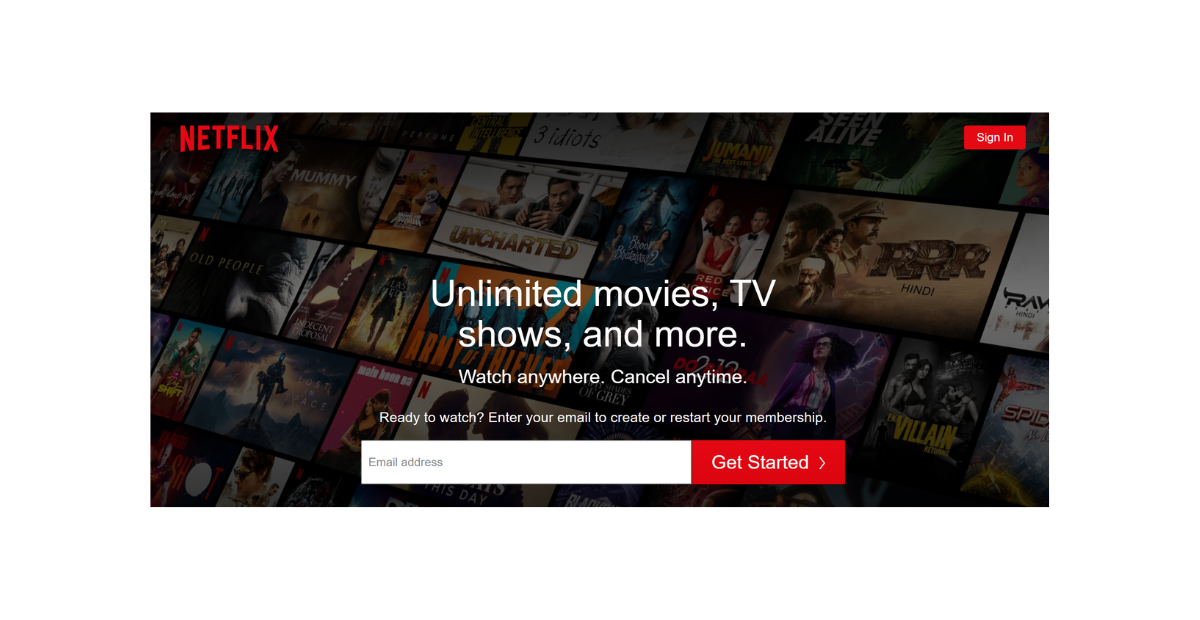 Netflix | Netflix website signin/signup page