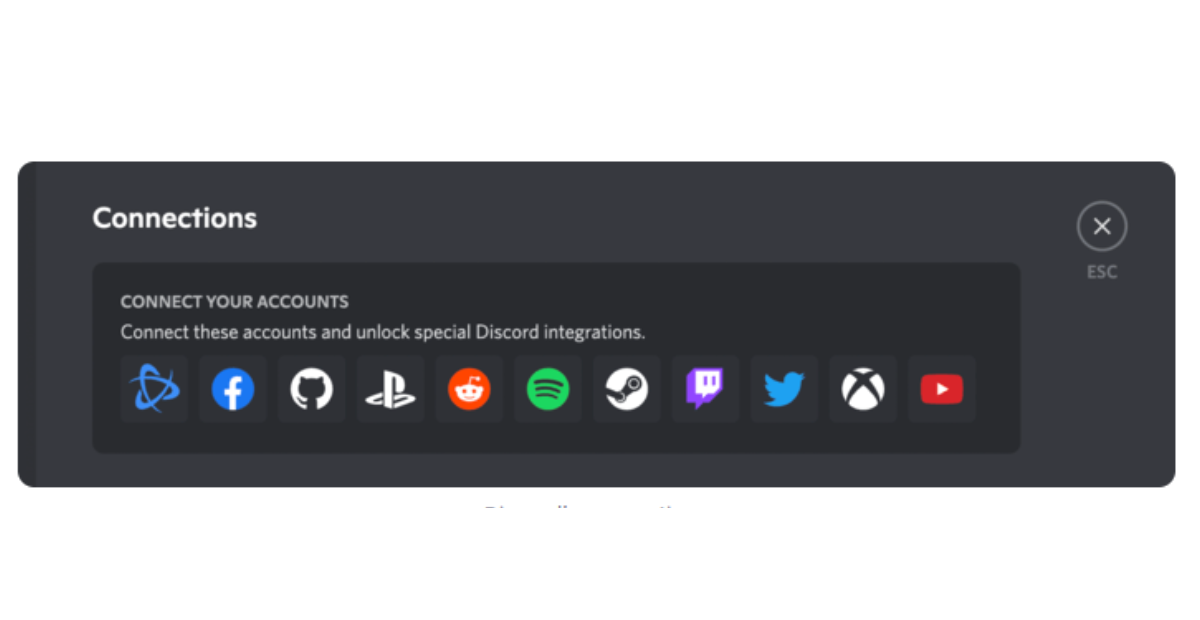 Third-party integrations | Discord's connections
