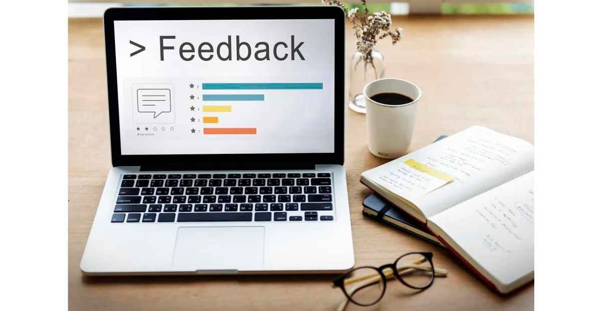 Channel for feedback and discussion
| feedback form opened on laptop